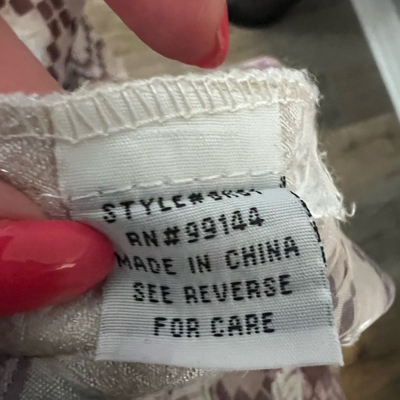 Gorgeous floral smocked top dress or skirt - very stretchy top EUC - Picture 7 of 8